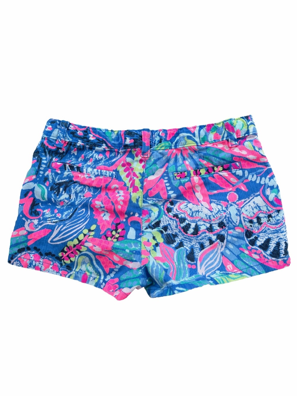 Lilly Pulitzer Girls Size 12 Callahan Shorts in Fantasy Garden - Picture 2 of 6
